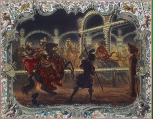 Night Carrousel Under The Leadership Of Frederick The Great In 1750 — Adolph Von Menzel