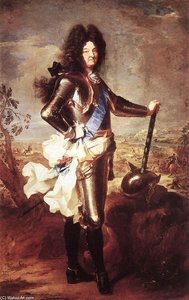 Portrait Of Louis Xiv — Hyacinthe Rigaud, Baroque