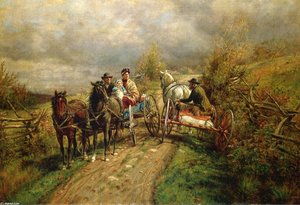 The Latest Village Scandal — Edward Lamson Henry