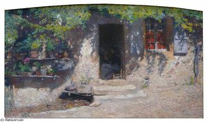 Sunny Doorway — Henri Jean Guillaume Martin