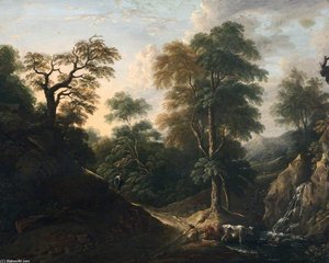 Landscape With Figures - — Thomas Barker