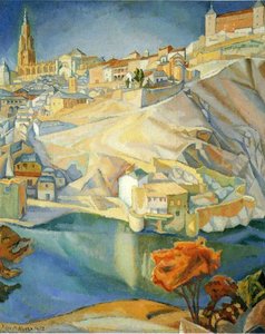 View Of Toledo — Diego Rivera