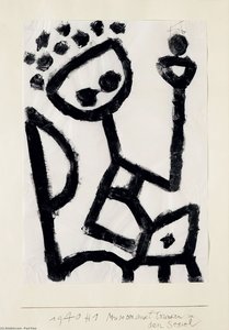 Mumon Drunk Falls Into The Chair — Paul Klee, Expressionism