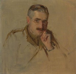 Major Lord Charles Cavendish Bentinck (1868–1956) (preparatory Study For 'the Supreme War Council In Session At Versailles On 3rd July 1918') — Herbert Arnould Olivier, Academic Realism