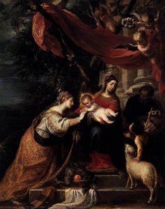 The Mystic Marriage Of St Catherine — Mateo The Younger Cerezo