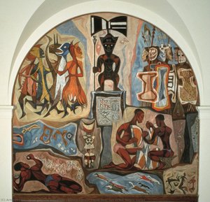 Native Forms, Panel One, Art of the Negro series
