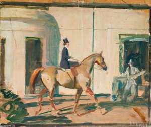 Study For 'our Mutual Friend The Horse' - — Sir Alfred James Munnings