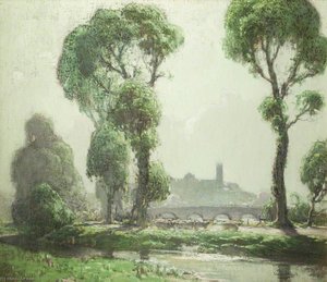 Lancaster From Ladies' Walk — William Hoggatt