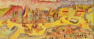 Le Port D'abail, Collioure Huile Sur Toile Collection Particulière — Henri Matisse, Fauvism
