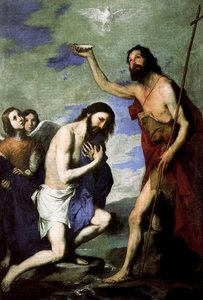 The Baptism Of Christ — Jusepe De Ribera