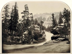 Cascade, Nevada Falls, Yosemite, California — Carleton Emmons Watkins, Realism