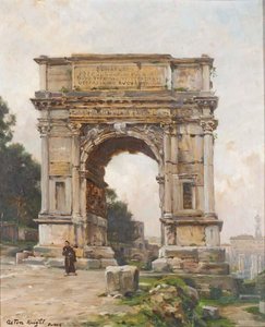Arch Of Titus (the Forum), Rome — Louis Aston Knight