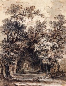 Avenue Of Trees — Jean-honoré Fragonard