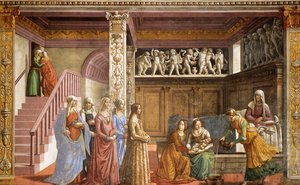 The Birth Of Mary — Domenico Ghirlandaio