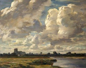 On The River At Wareham, Dorset — Arthur A Friedenson