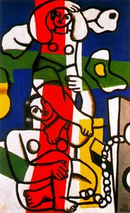 The acrobats polychrome