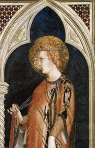 St. Elisabeth Von Ungarn (detail) — Simone Martini