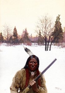 Hunter — Henry F Farny