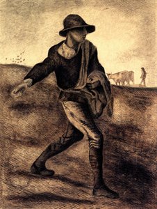 El Sembrador (tras Millet) — Vincent Willem Van Gogh