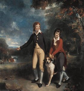 The Two Sons Of The 1st Earl Of Talbot — Sir Thomas Lawrence, Romantic Realism