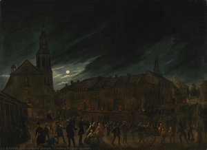 Cholera Plague, Quebec — Légaré, Joseph, Romantic Landscape Painting