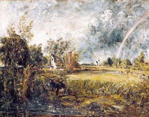 Cottage At East Bergholt — John Constable, Romantic Landscape
