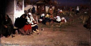 Radonice Before Mass — Abram Efimovich Arkhipov