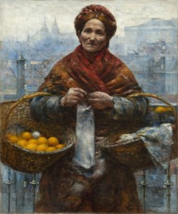 Jewish Woman With Oranges — Aleksander Gierymski