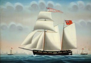 'John' and 'Mary' of Goole, with Master Jeremiah Holmes, off Flushing