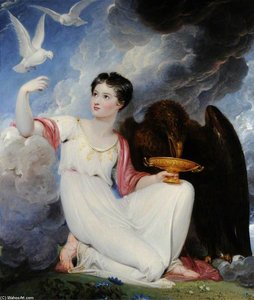 Lady Charlotte Harley — Richard Westall
