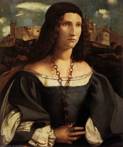 Portrait Of Alda Gambara — Altobello Melone, Renaissance