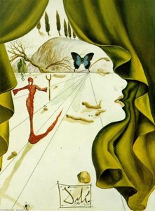 Portrait Of Katharina Cornell, 1951 — Salvador Dalí, Surrealist Movement