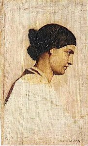 Tete D'italienne De Profil — Ernest Hébert (antoine Auguste Ernest Hebert)