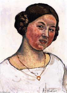 Swiss Girl With Necklace — Ferdinand Hodler