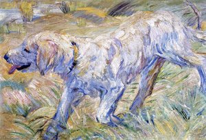 Siberian Dog (also Known As Dog Running In The Reeds) — Franz Marc, German Expressionism