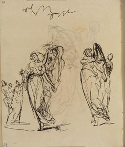 Page From A Sketchbook 44 — George Romney, Neoclassicism