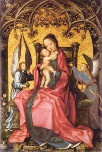 Maria Crowned By Angels — Ханс Холбајн Старији