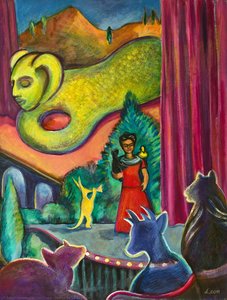 Teatro De Los Espiritus — Carmen León, Chicano Art