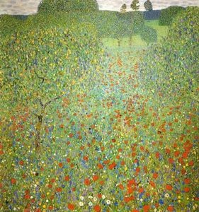 Poppy Field — Gustav Klimt, Post-impressionism