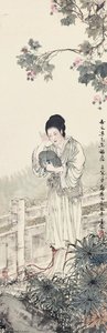 Lady With A Mirror — Deng Fen