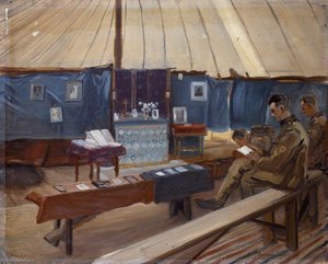 The Royal Army Medical Corps in Training, Blackpool The Church of England Tent