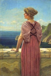 Looking Seaward — R.b.a John William Godward