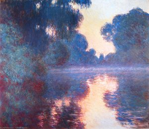 Morgens Auf Der Seine, Helleres Wetter 02 — Claude Monet, Impressionismus