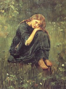 Alyonushka(study) — Victor Vasnetsov