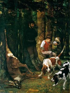 The Quarry (la Curée) — Gustave Courbet, Realism