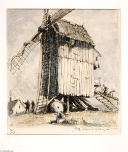 Le Moulin Zacharie, Franleu — Herman Armour Webster