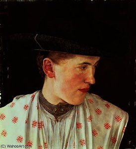 Head of a Peasant Girl