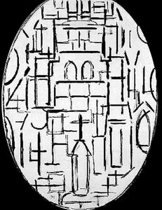 Church At Domburg — Piet Mondrian, Early Cubism