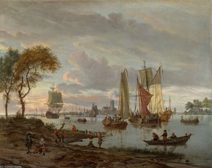 A River View — Abraham Storck (sturckenburch)