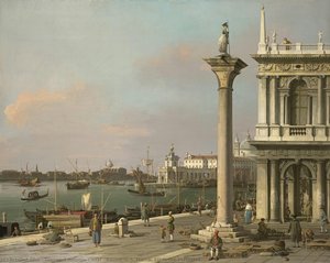 Bacino Di S. Marco: From The Piazzetta — Canaletto, Rococo/venetian Painting